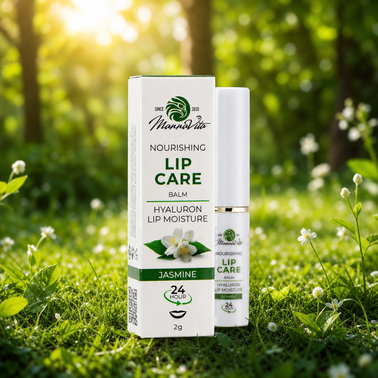Mannavita • Balsam de buze cu Acid Hialuronic • Hranire intensă • IASOMIE