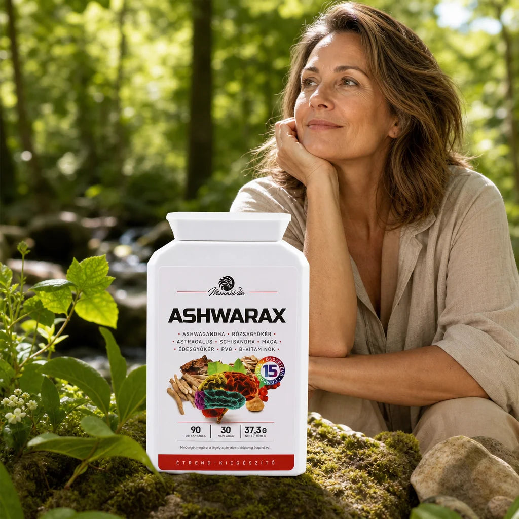 Ashwarax pentru ameliorarea Anxietății, Panicii și Insomniei • 90 capsule