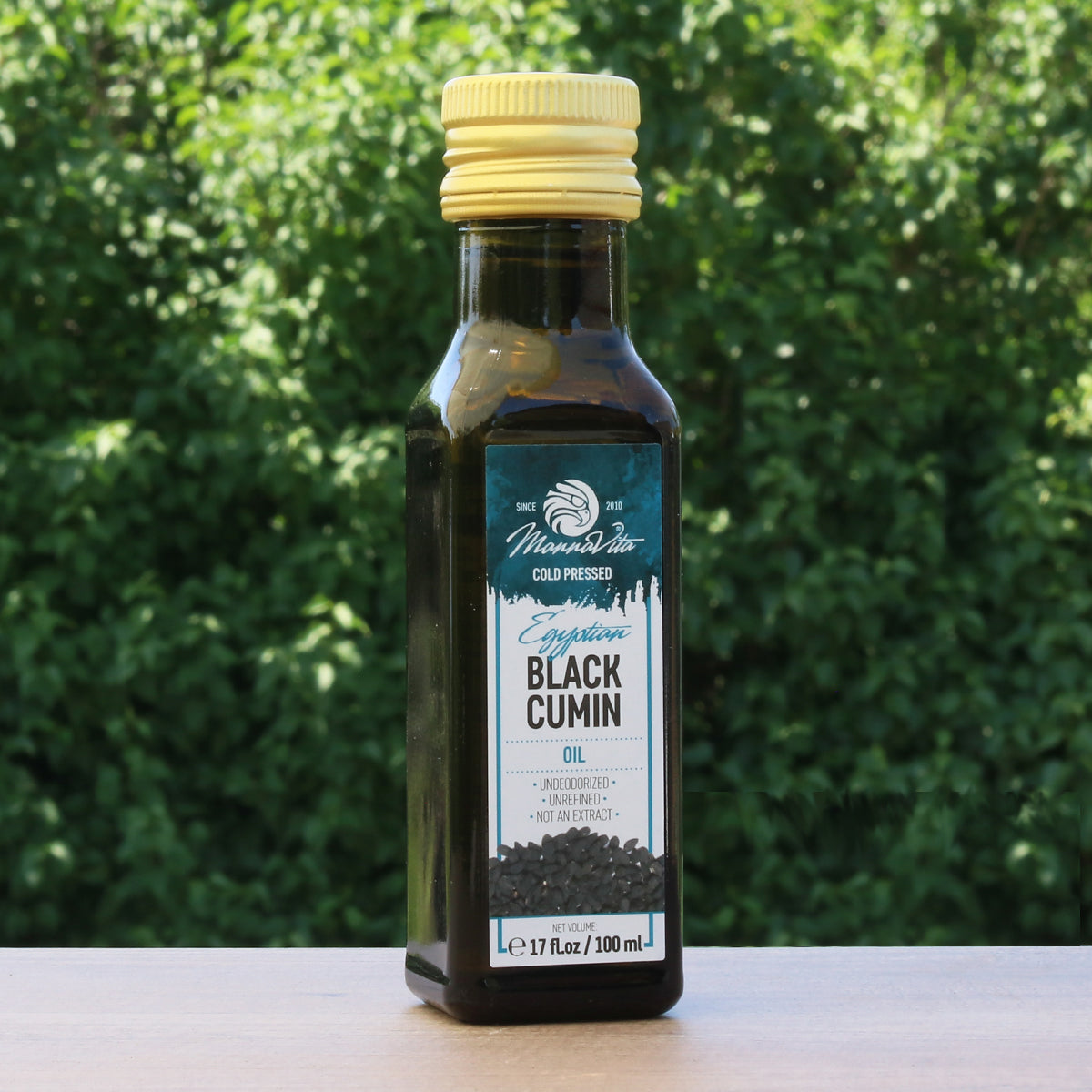 Ulei din semințe de chimen negru presat la rece Mannavita • 100 ml