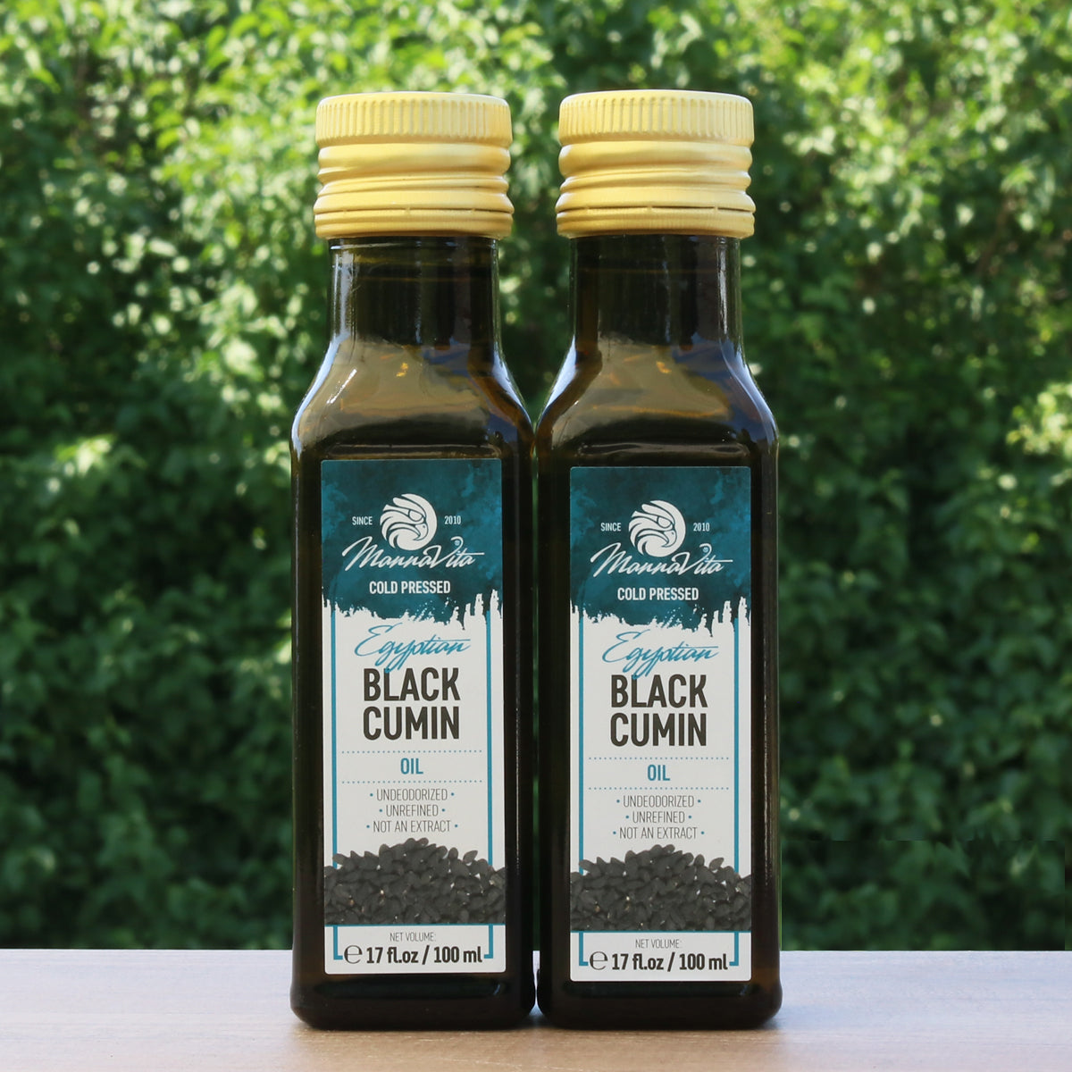 Ulei din semințe de chimen negru presat la rece Mannavita • 100 ml