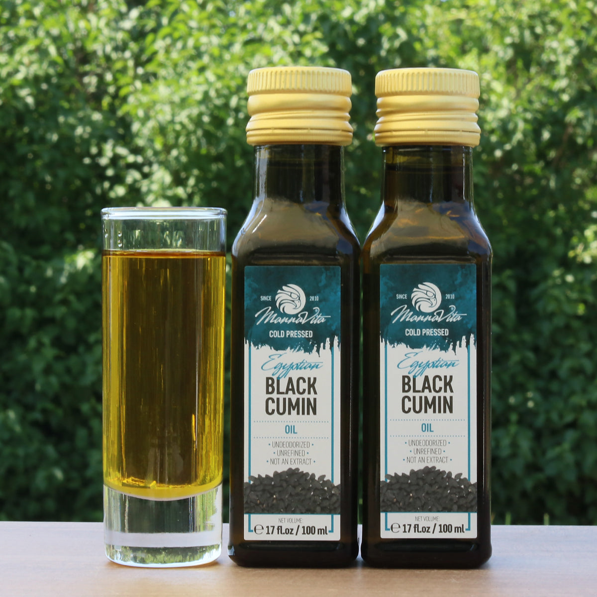 Ulei din semințe de chimen negru presat la rece Mannavita • 100 ml