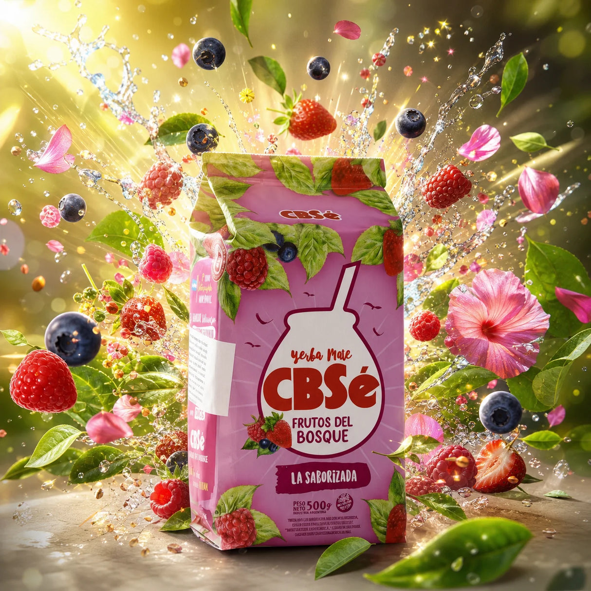 CBSé ceai de yerba mate • Fructe de pădure • 500 g