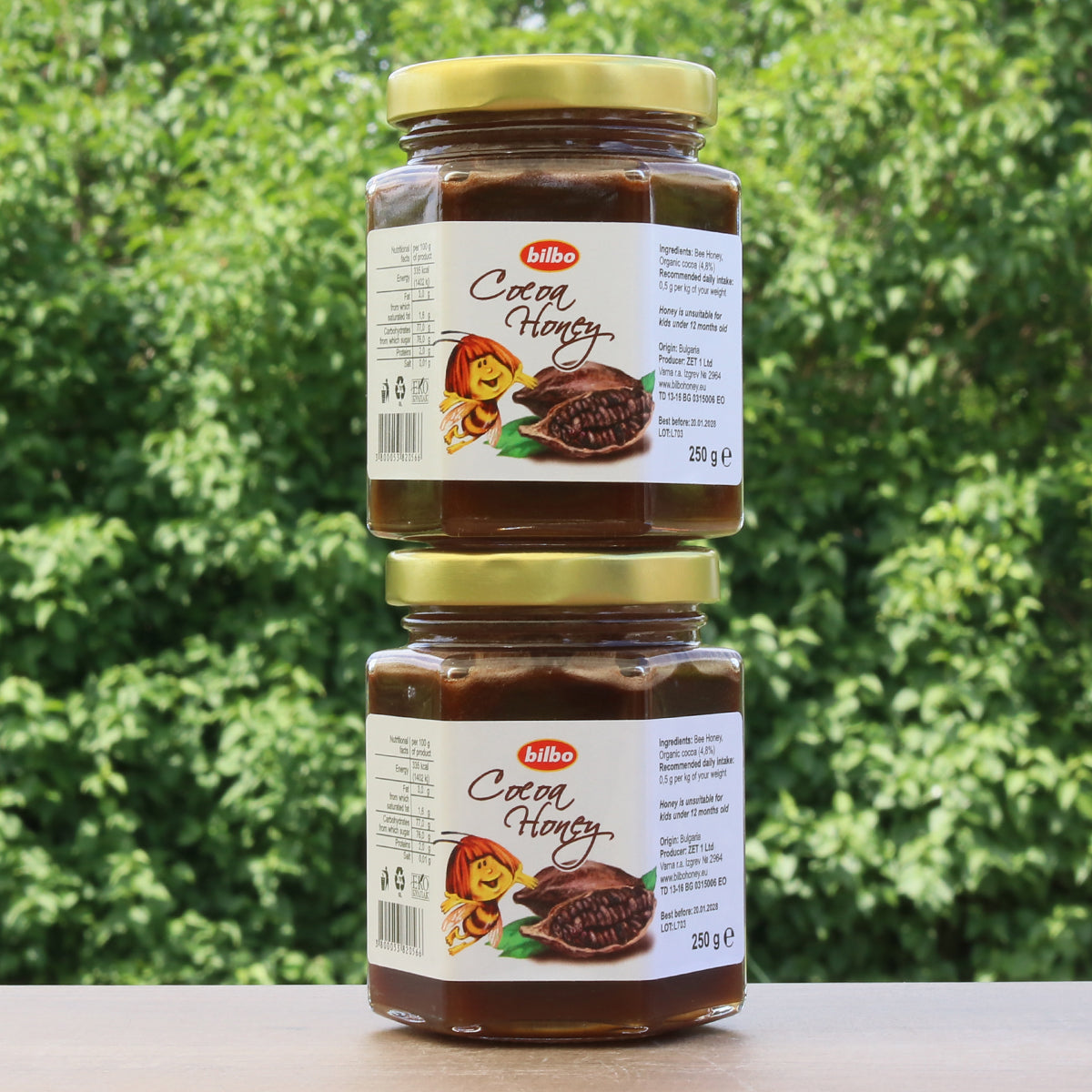 Miere Bilbo cu cacao crudă • 250 g