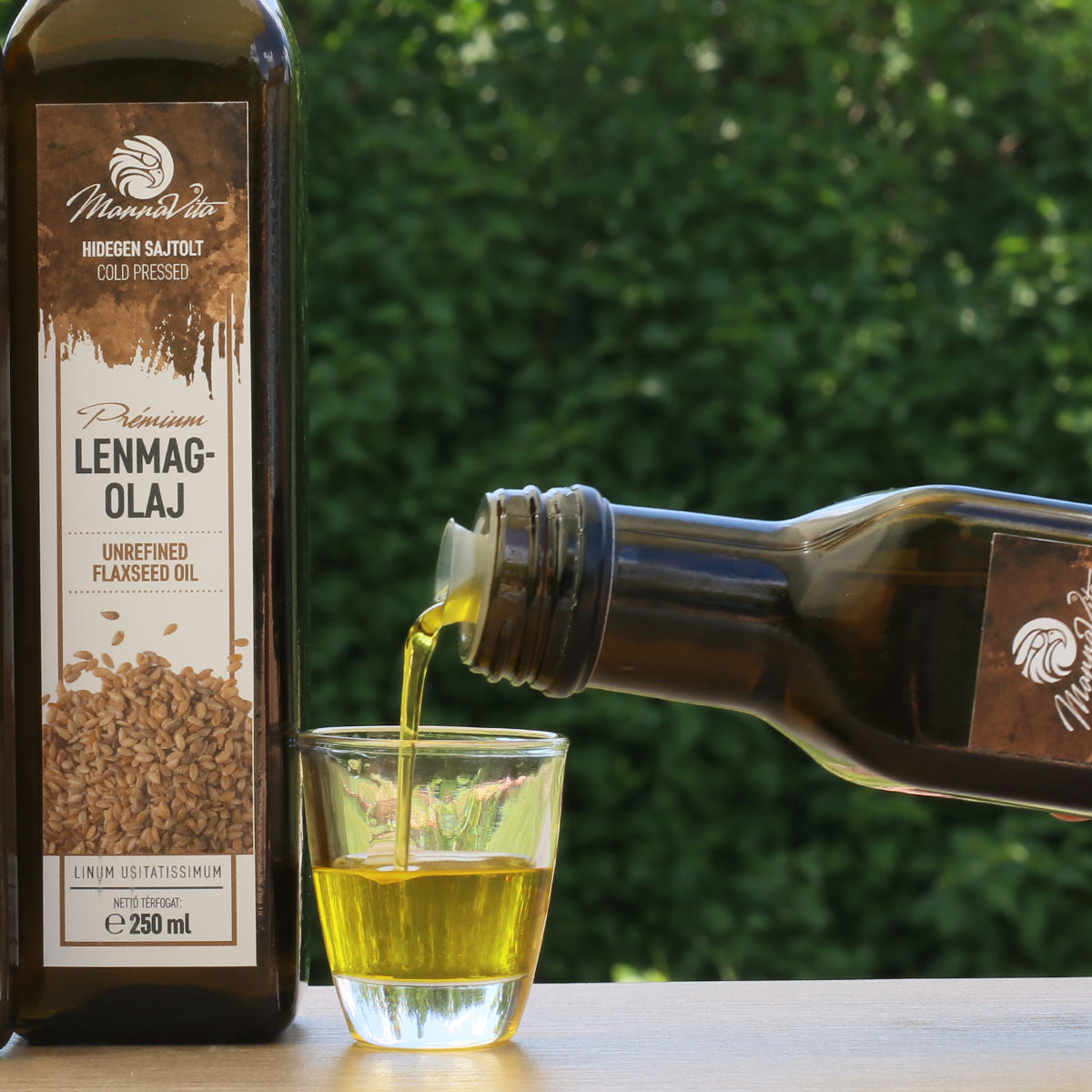 Ulei de in presat la rece maghiar Mannavita • 250 ml