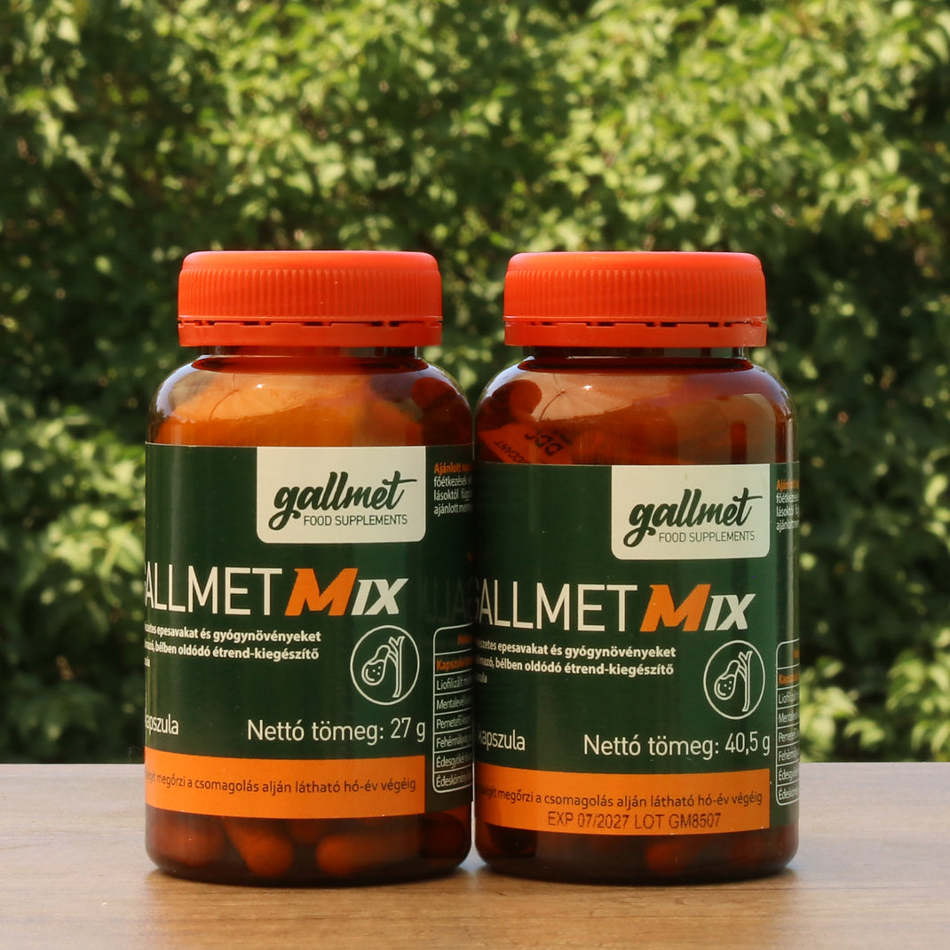 Gallmet Mix capsule cu acid biliar + plante medicinale • 60 buc.
