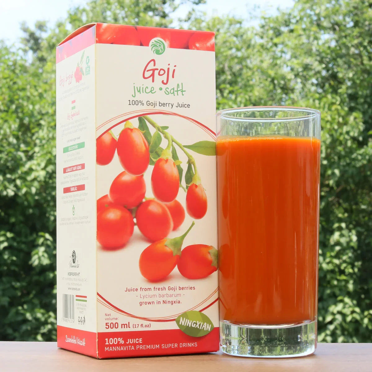 Mannavita Goji berry 100% pure pressed juice • 500 ml - Mannavita