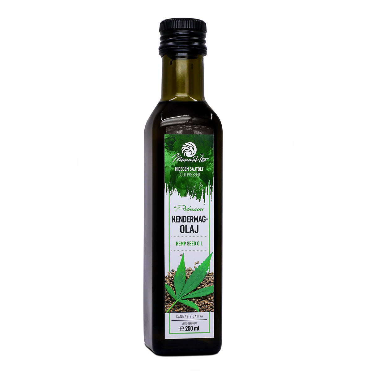 Ulei de cânepă presat la rece Mannavita • 250 ml