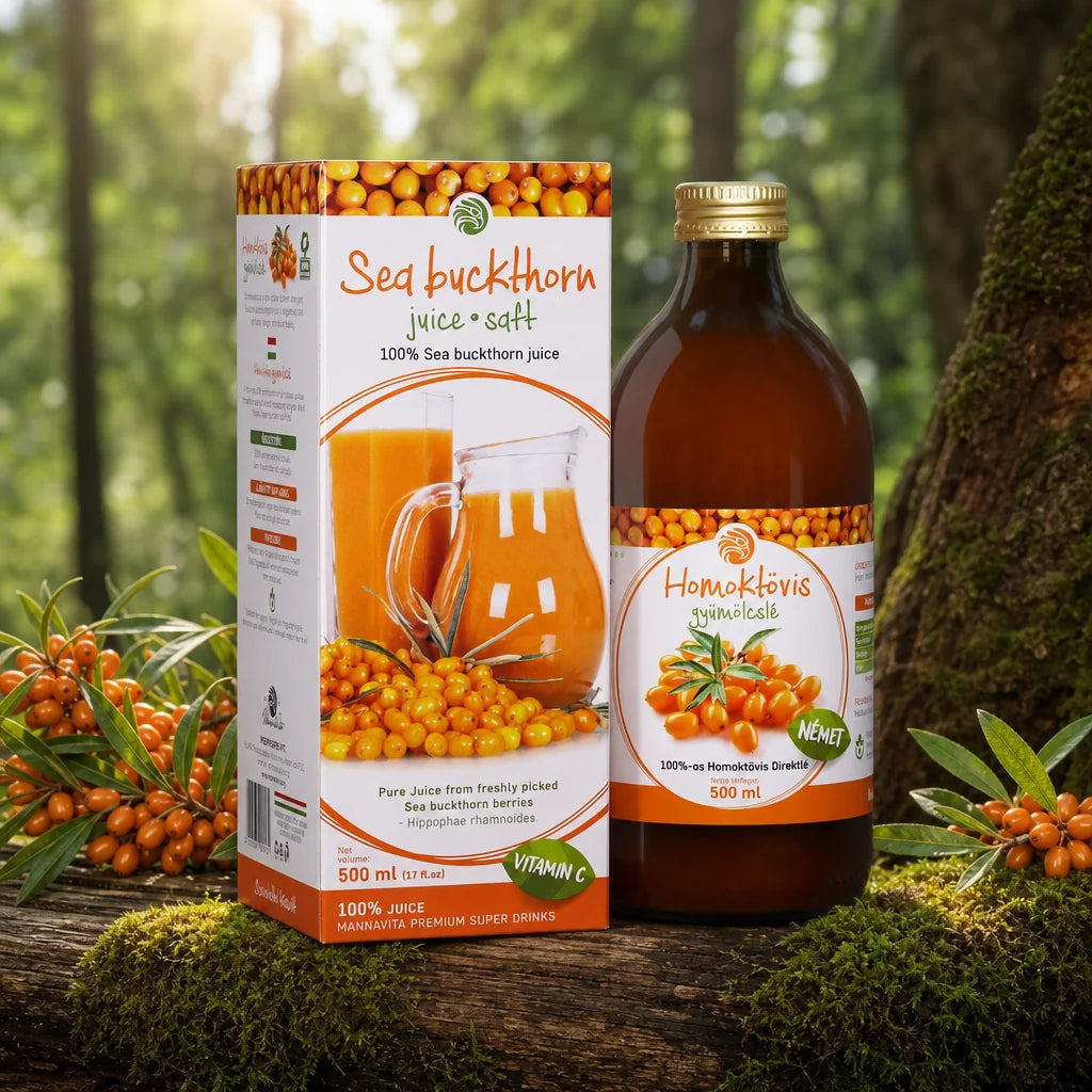 Mannavita suc pur de CĂTINĂ 100%, proaspăt presat • 500 ml