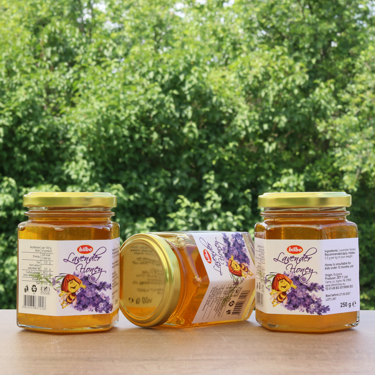 Bilbo miere de lavandă crudă • 250 g