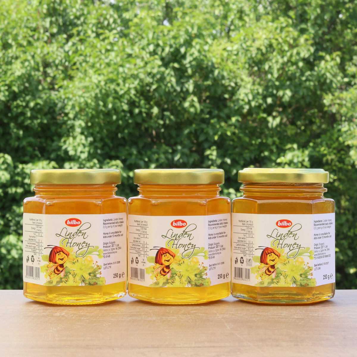 Miere crudă de tei Bilbo • 250 g