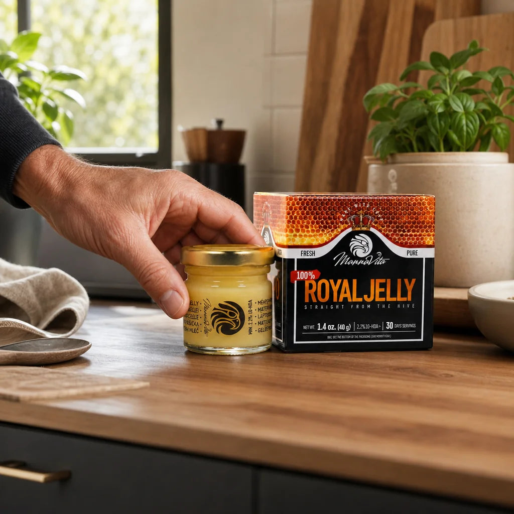 Mannavita, Lăptișor de matcă proaspăt pur • 2,2% 10-HDA • 40g