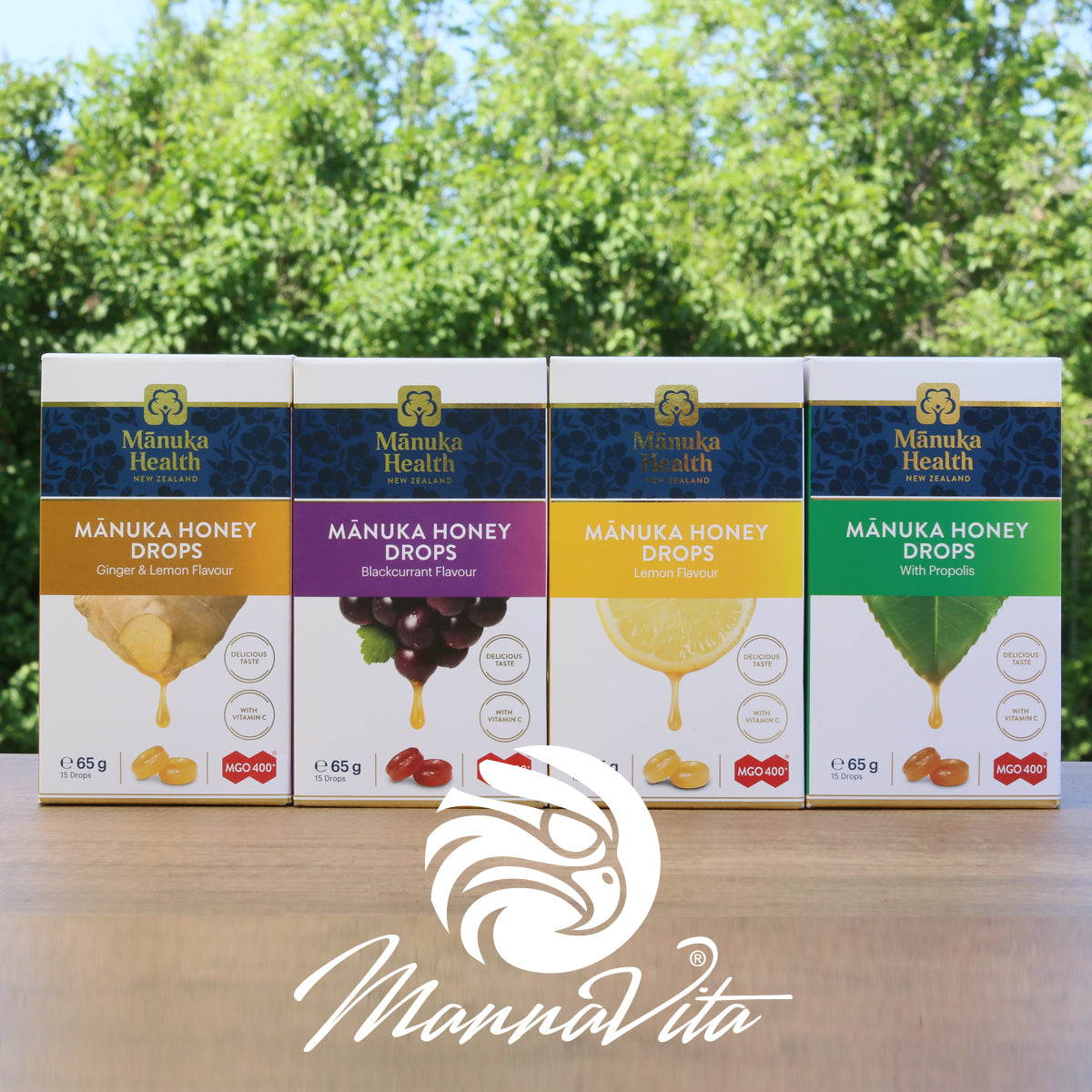 Pastile cu miere de Manuka, ghimbir natural și lămâie • 15 buc.