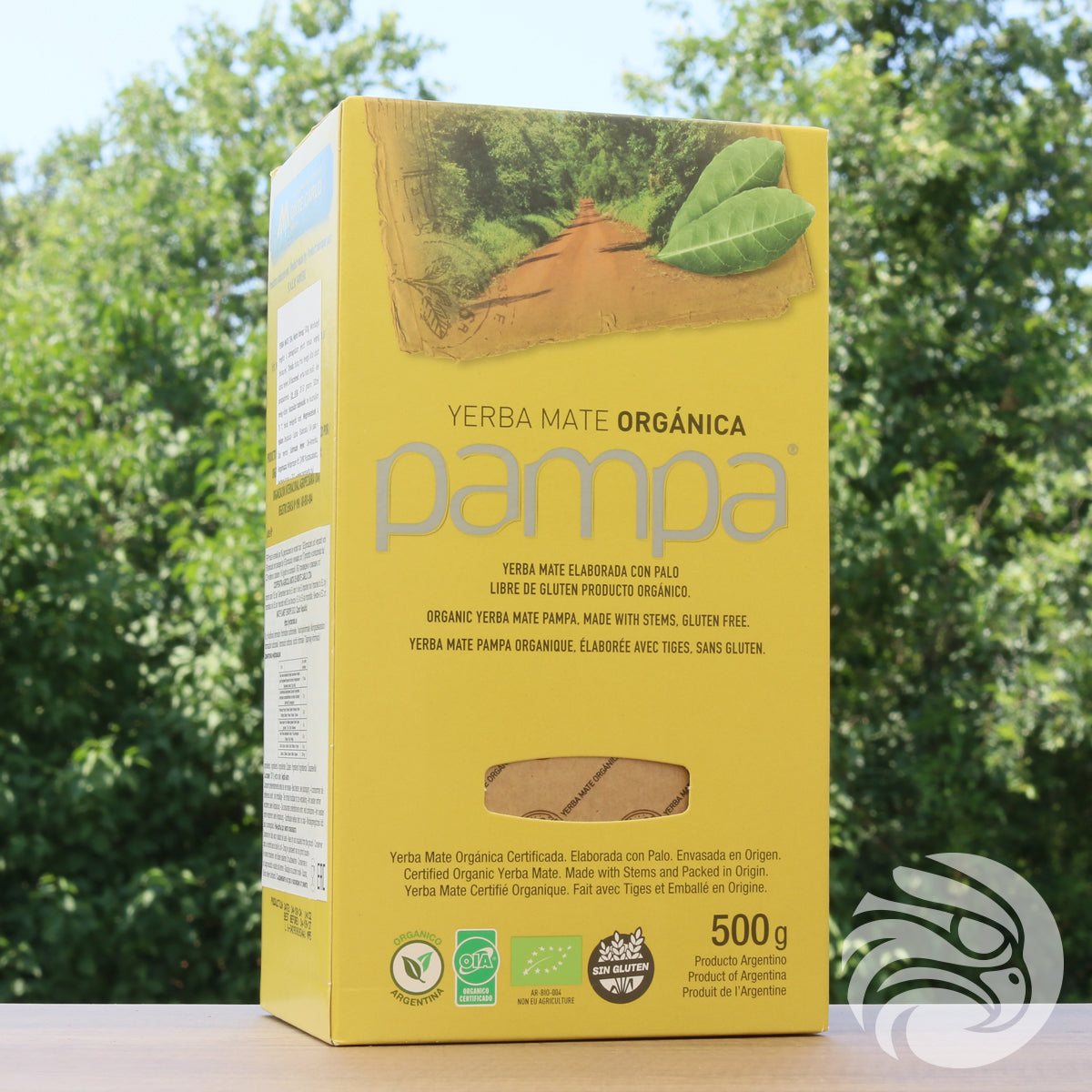 Ceai de yerba mate bio Pampa • Elaborat cu tulpini • 500 g
