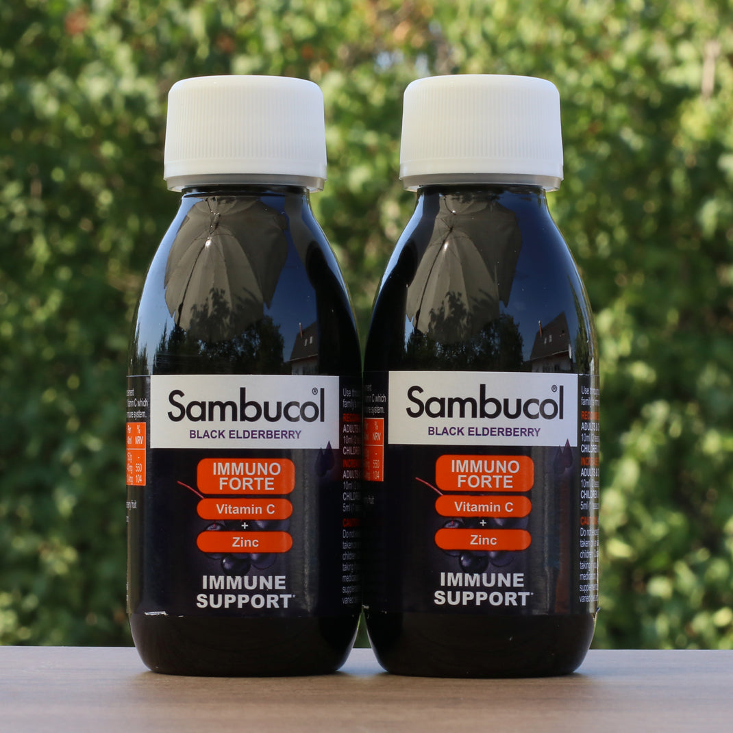 Sirop de soc negru Sambucol, Immuno Forte • 120 ml