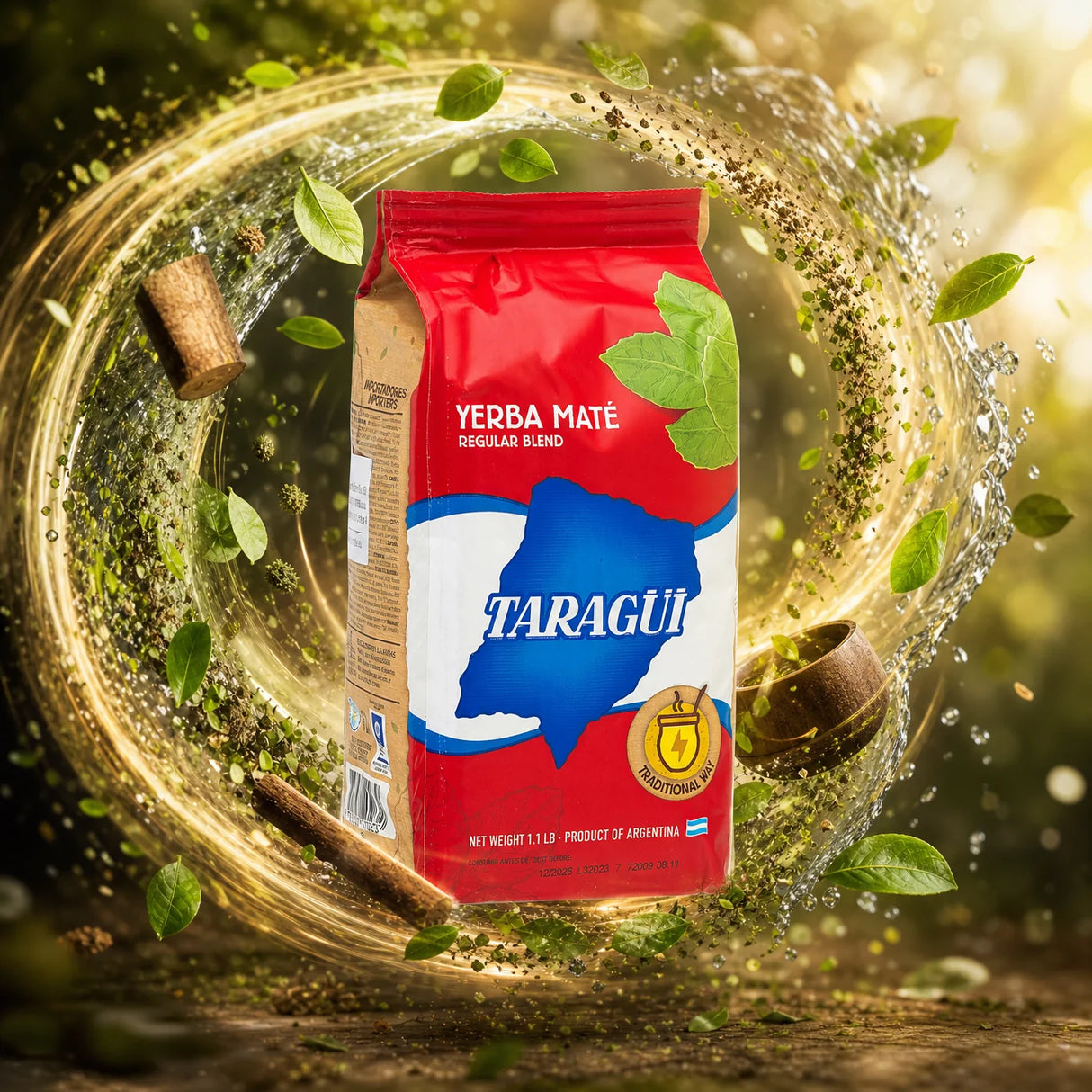 Ceai yerba mate Taragüi • Elaborada cu codițe • 500 g