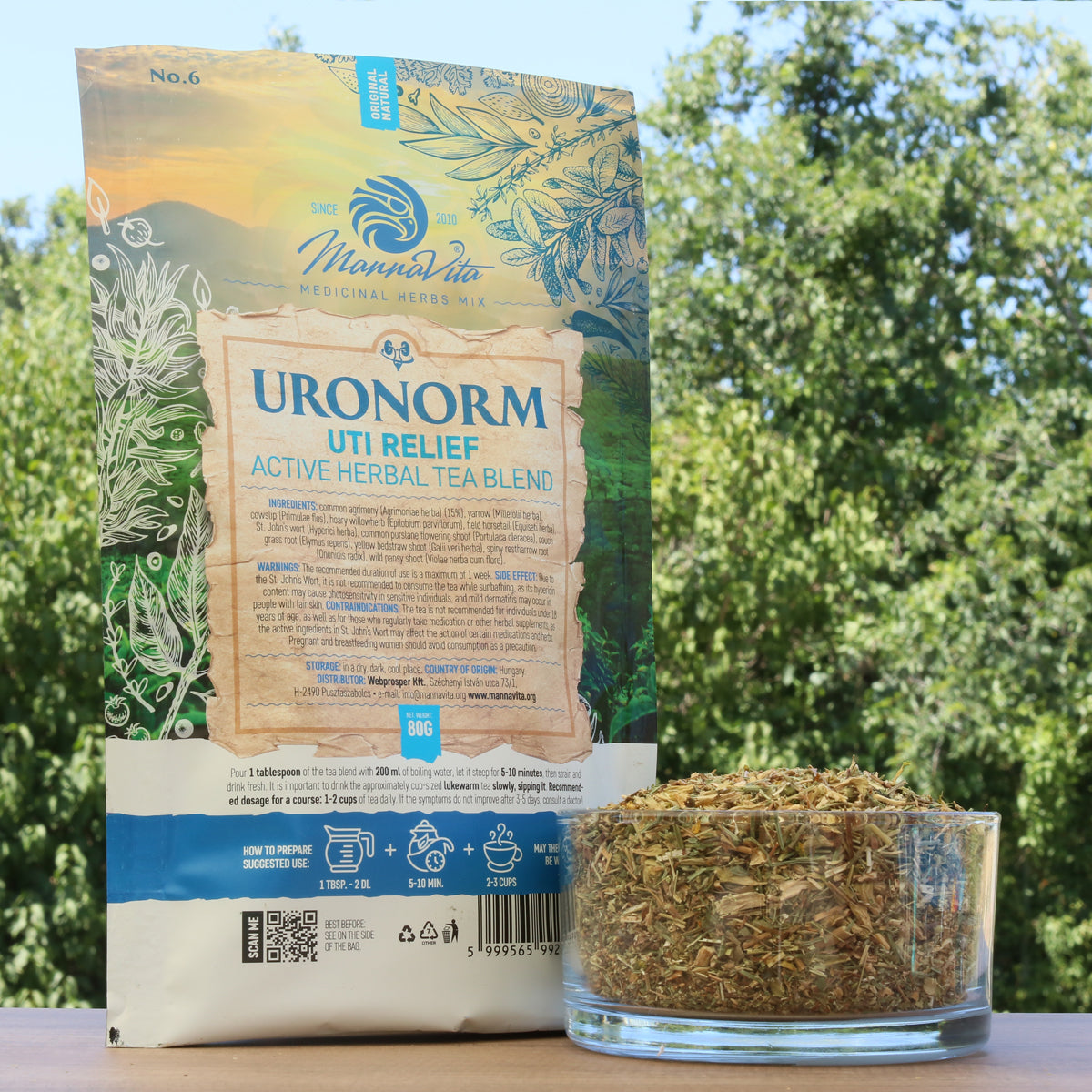 URONORM ameliorare ITU amestec activ de ceai din plante • 80g