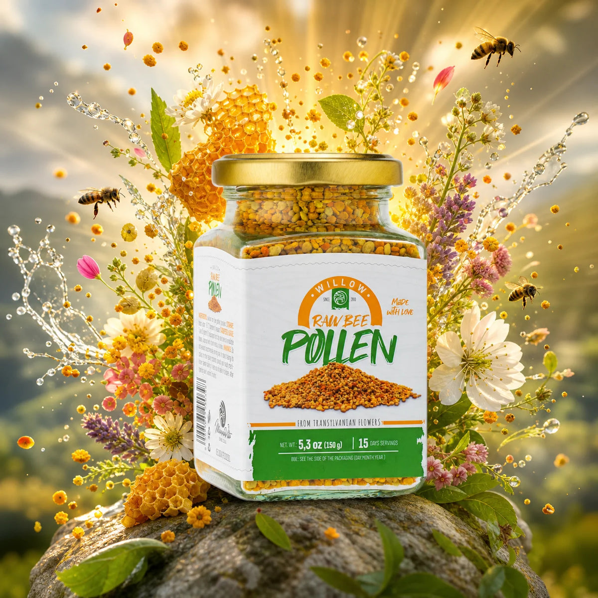 Mannavita, polen crud de Salcie • 150g