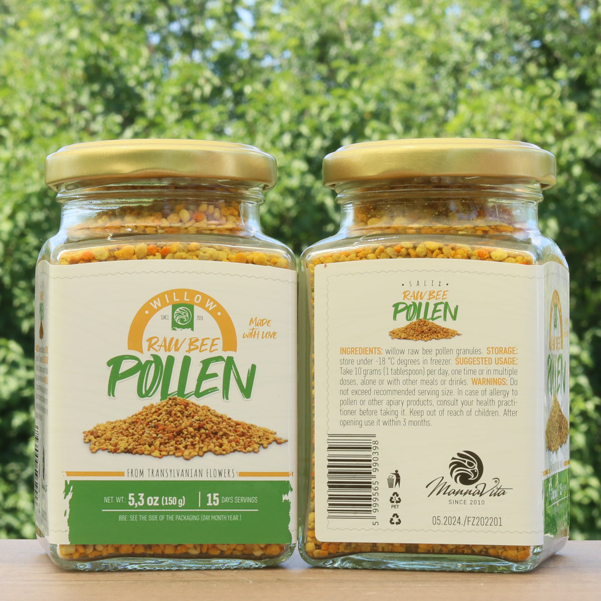 Mannavita, polen crud de Salcie • 150g
