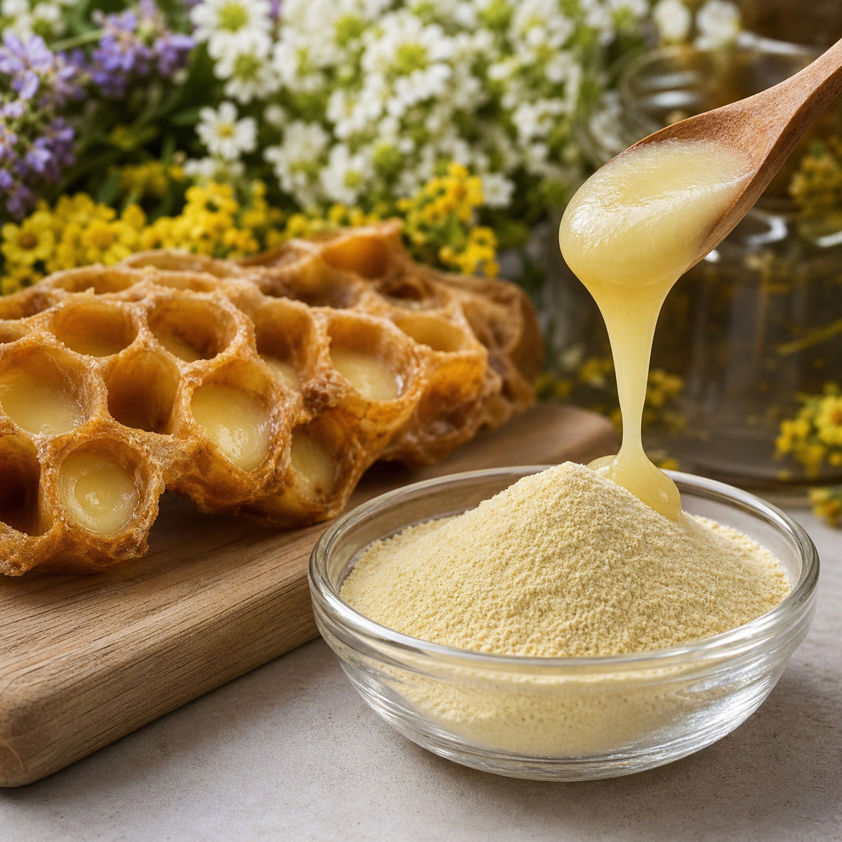 Exploring Health Advantages of Concentrated Royal Jelly Powder for Wellbeing