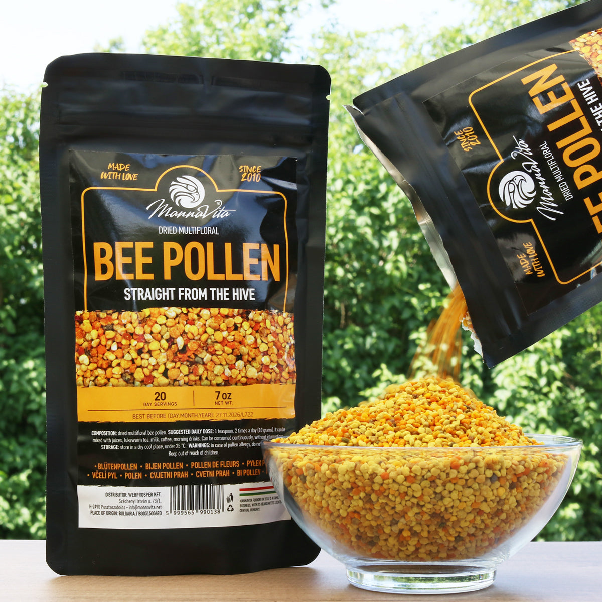 Mannavita polen uscat de albine multifloral • 200 g