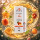 Mannavita • Balsam de buze cu Acid Hialuronic • Hranire intensă • PIERSICĂ