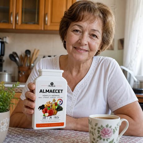 Mannavita, Complex cu Oțet de mere și Crom • 120 capsule