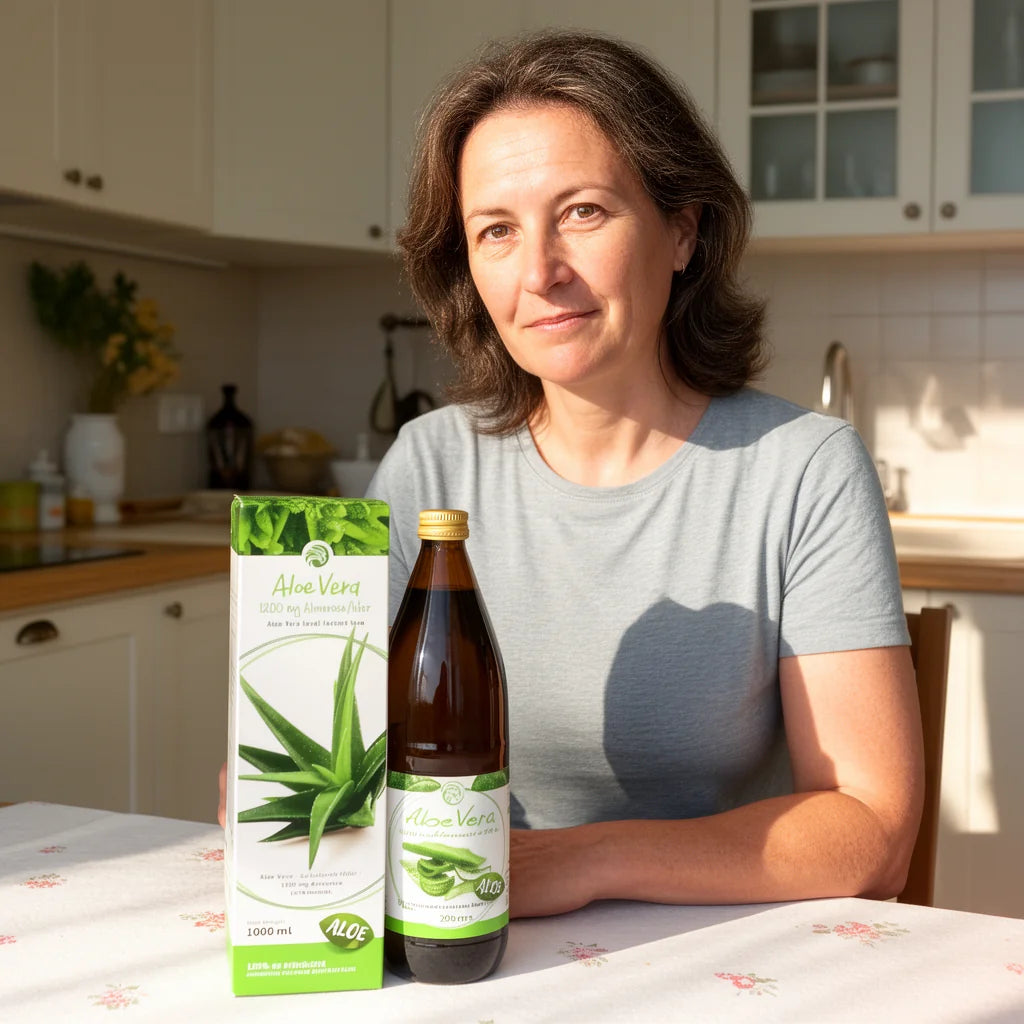 Mannavita suc pur de Aloe vera 100%, proaspăt presat • 1000 ml