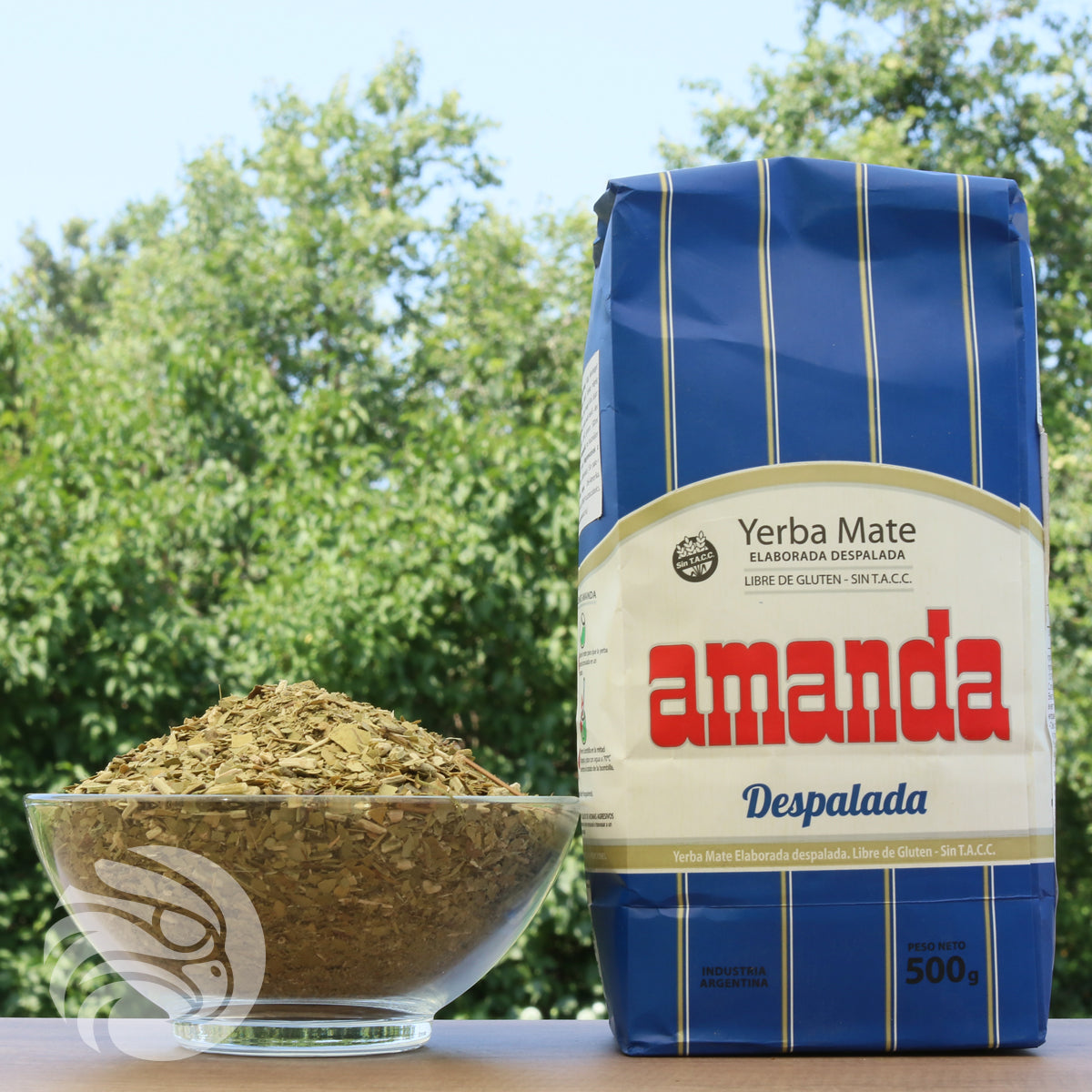 Ceai yerba mate Amanda • Fără tulpini - Sin palo • 500 g