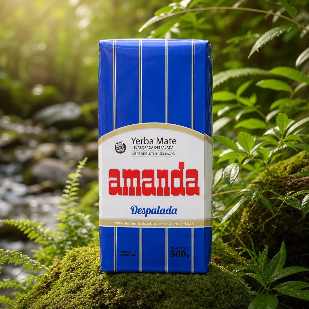 Ceai yerba mate Amanda • Fără codițe- Sin palo • 500 g