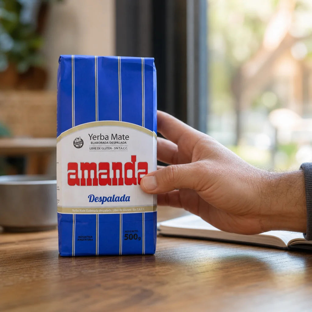 Ceai yerba mate Amanda • Fără codițe- Sin palo • 500 g