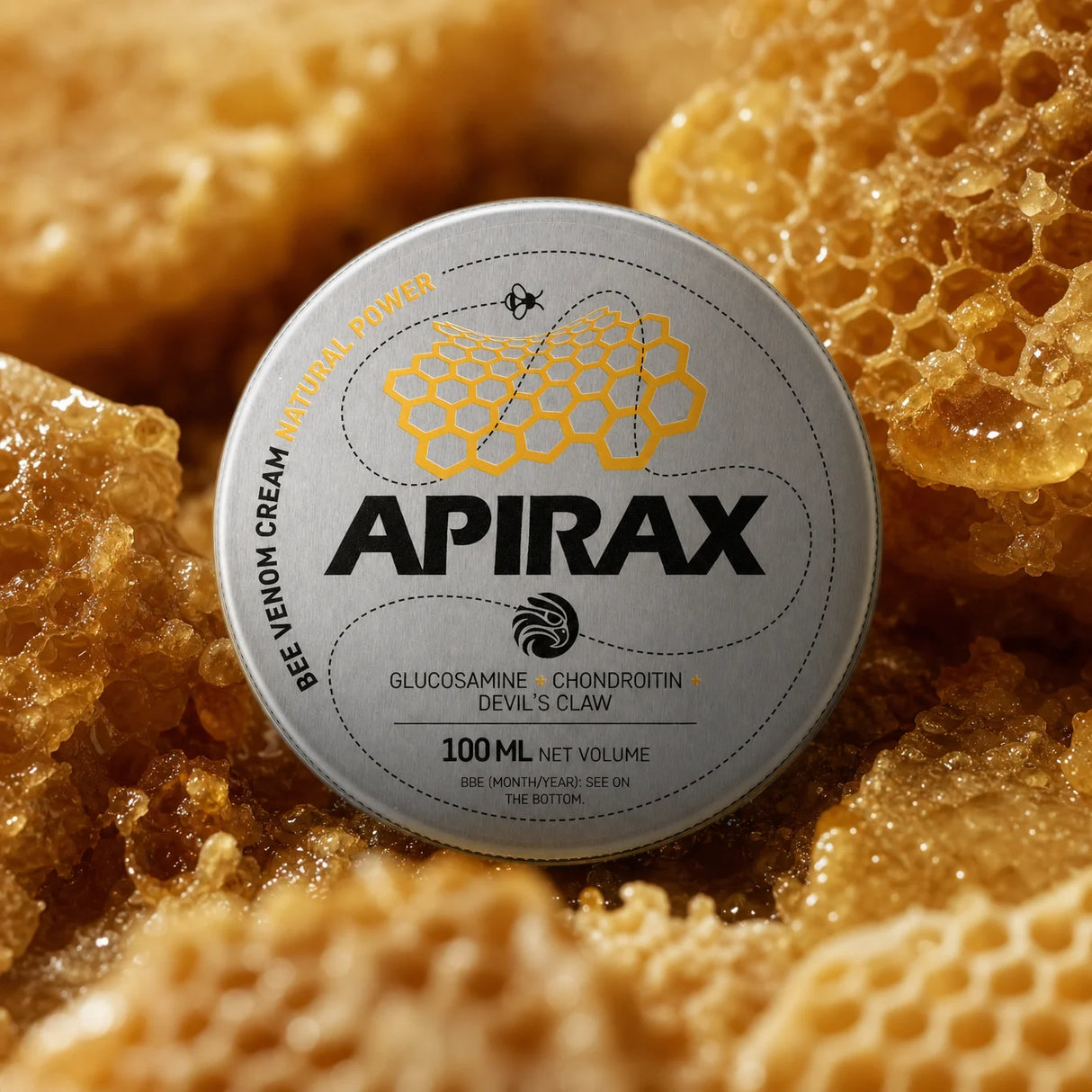 Cremă cu venin de albine APIRAX • 100 ml