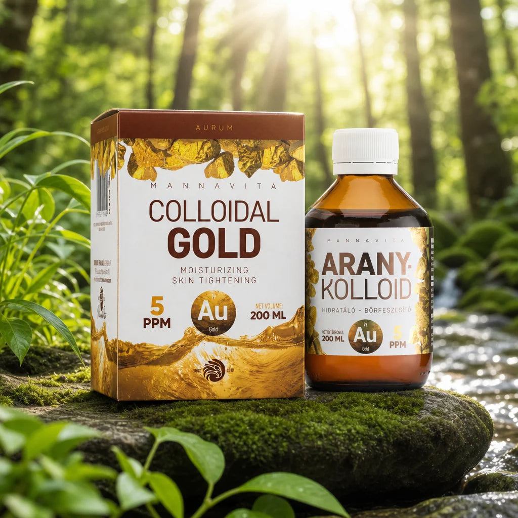 Mannavita • Aur coloidal 5 PPM • 200 ml