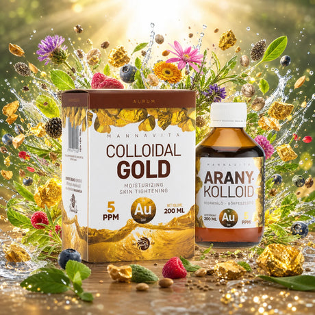 Mannavita • Aur coloidal 5 PPM • 200 ml
