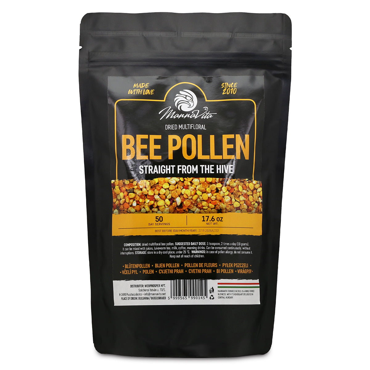 Polen uscat poliflor Mannavita • 500 g