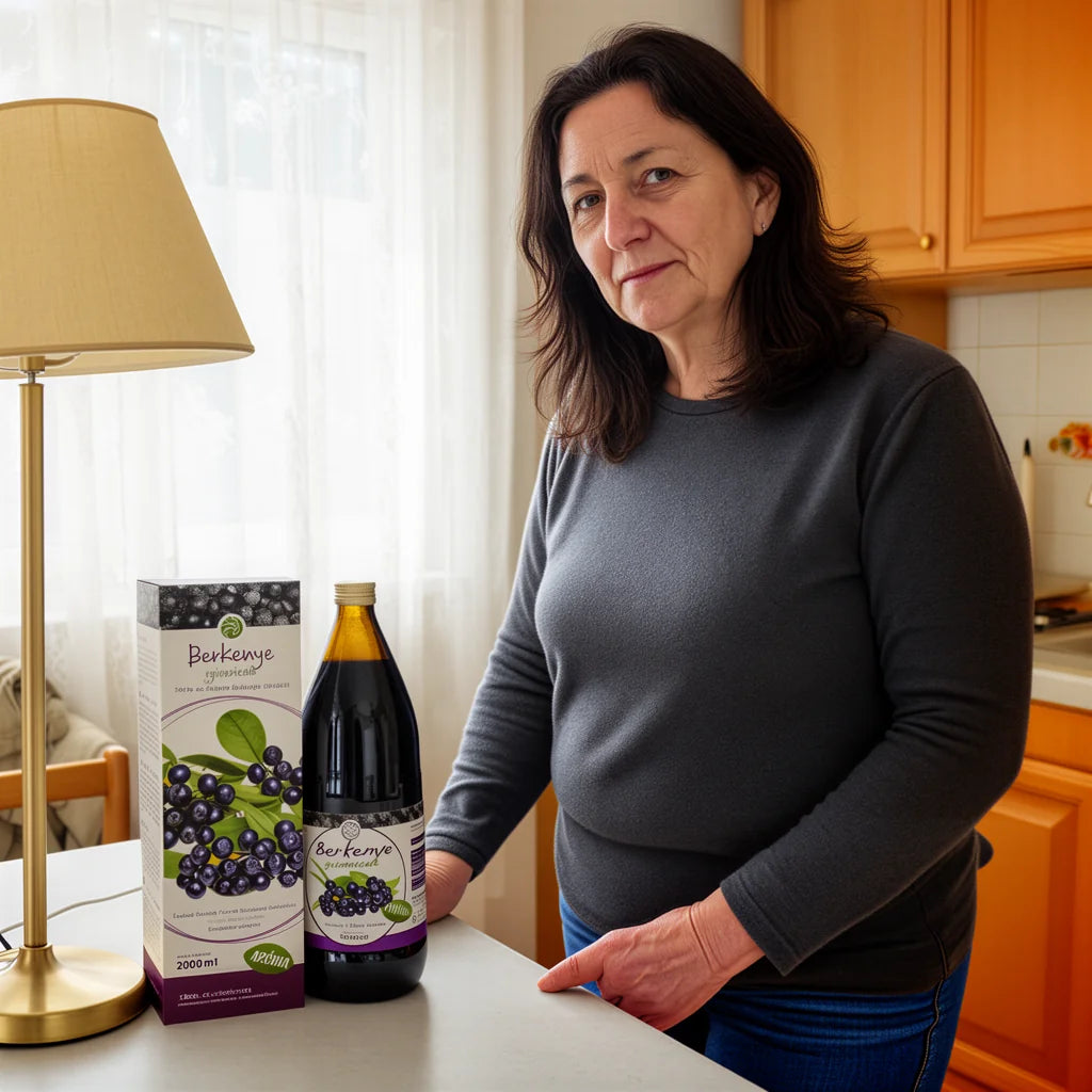Mannavita suc pur de ARONIA 100%, proaspăt presat • 1000 ml