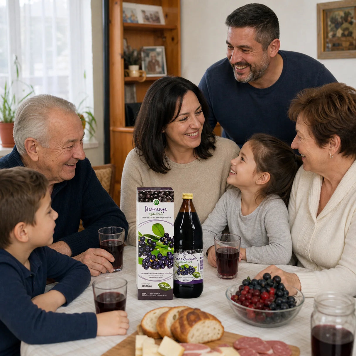 Mannavita suc pur de ARONIA 100%, proaspăt presat • 1000 ml