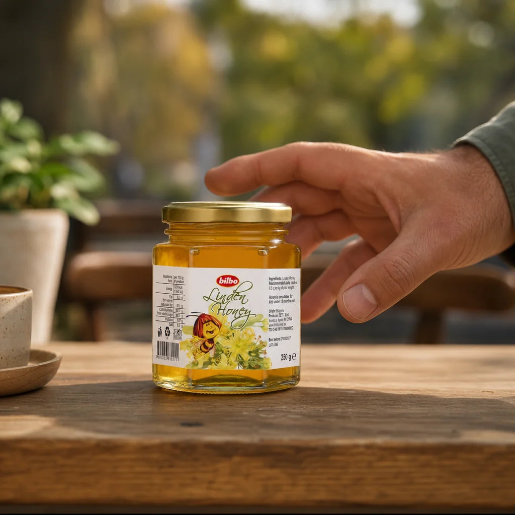 Miere crudă de tei Bilbo • 250 g