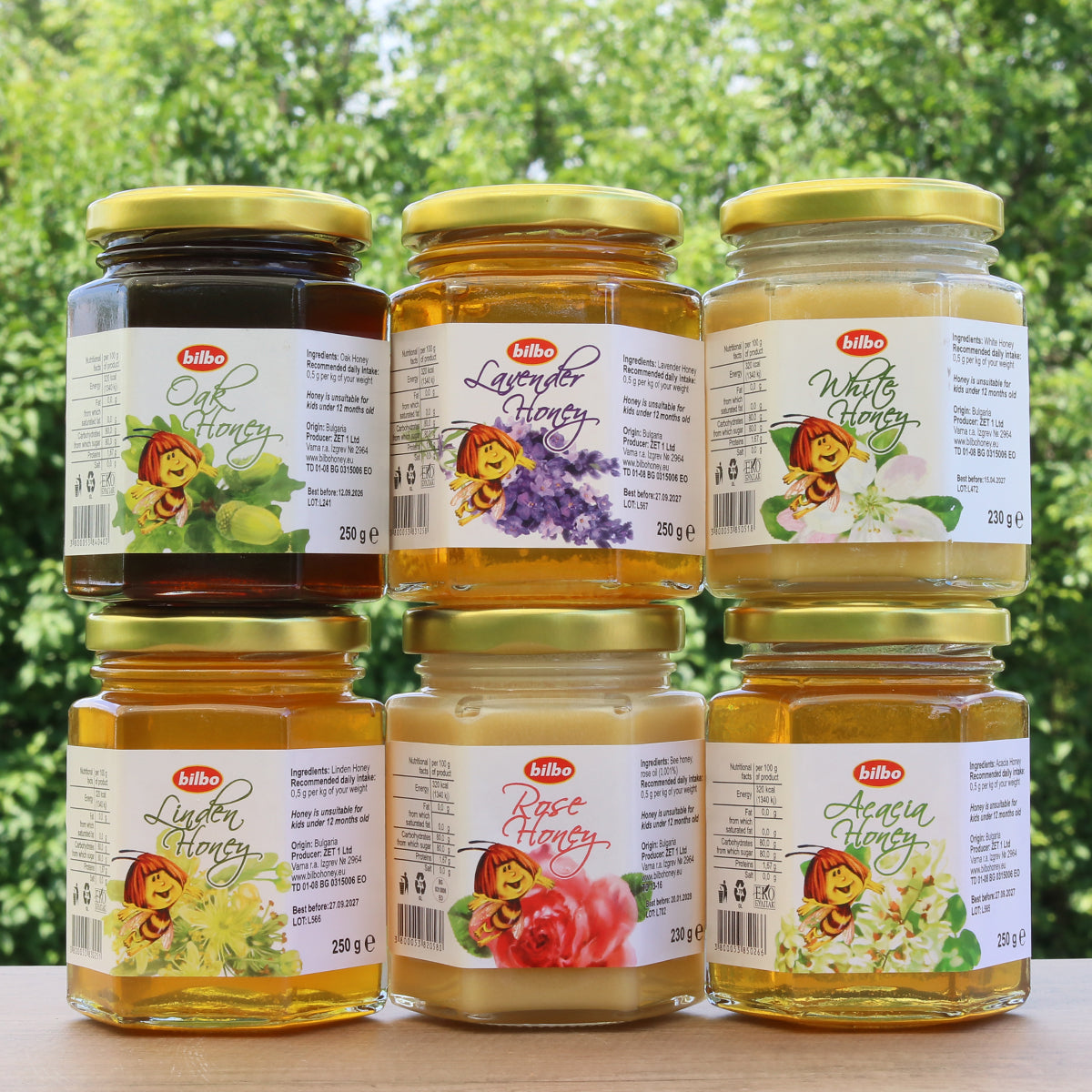 Bilbo miere crudă de trandafir • 230 g