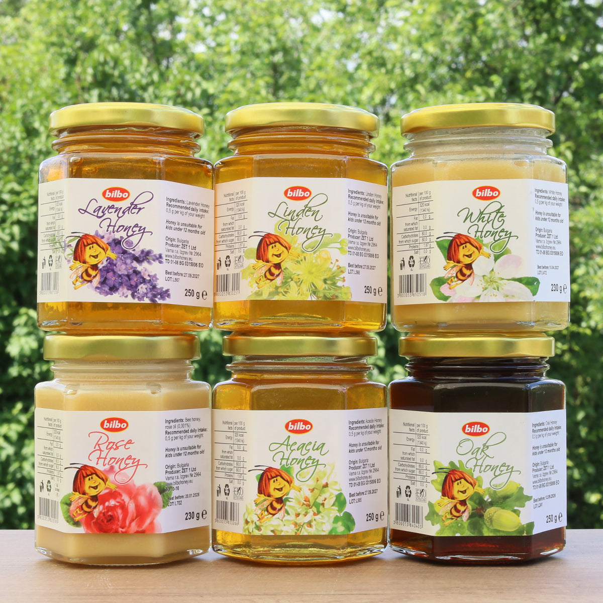 Bilbo miere crudă de trandafir • 230 g