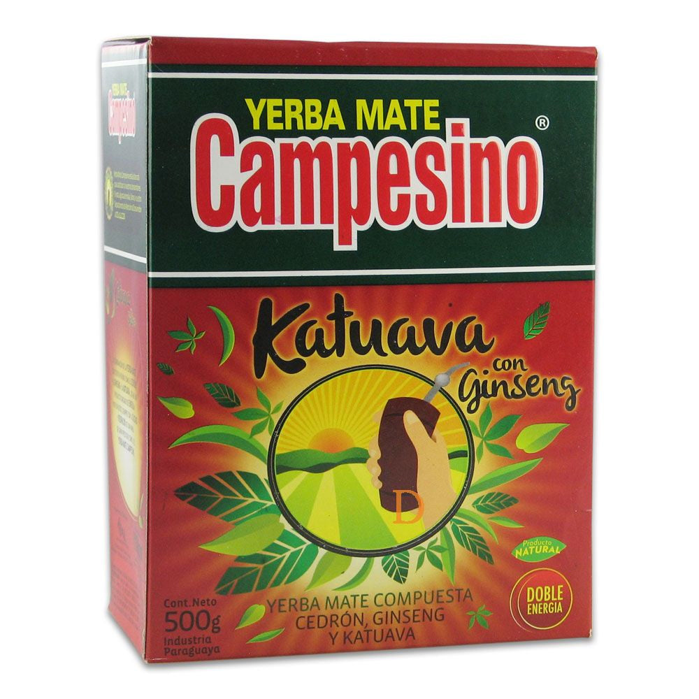 Ceai de yerba mate Campesino • Katuava + Ginseng • 500 g