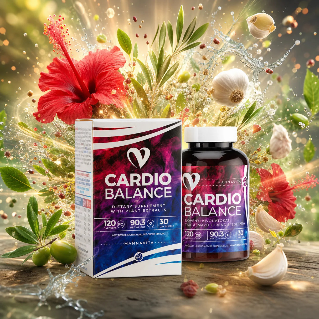 CARDIO Balance complex pentru tensiunea arterială • 120 capsule