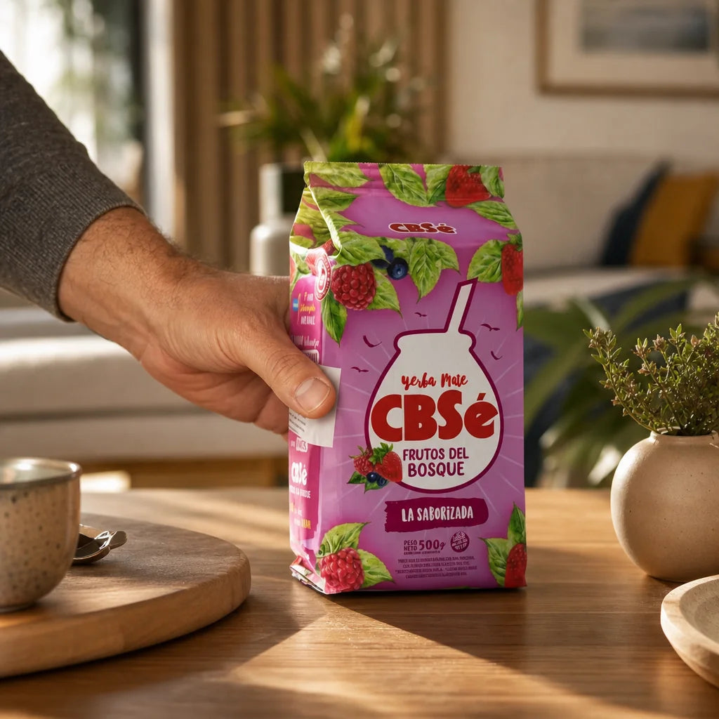 CBSé ceai de yerba mate • Fructe de pădure • 500 g