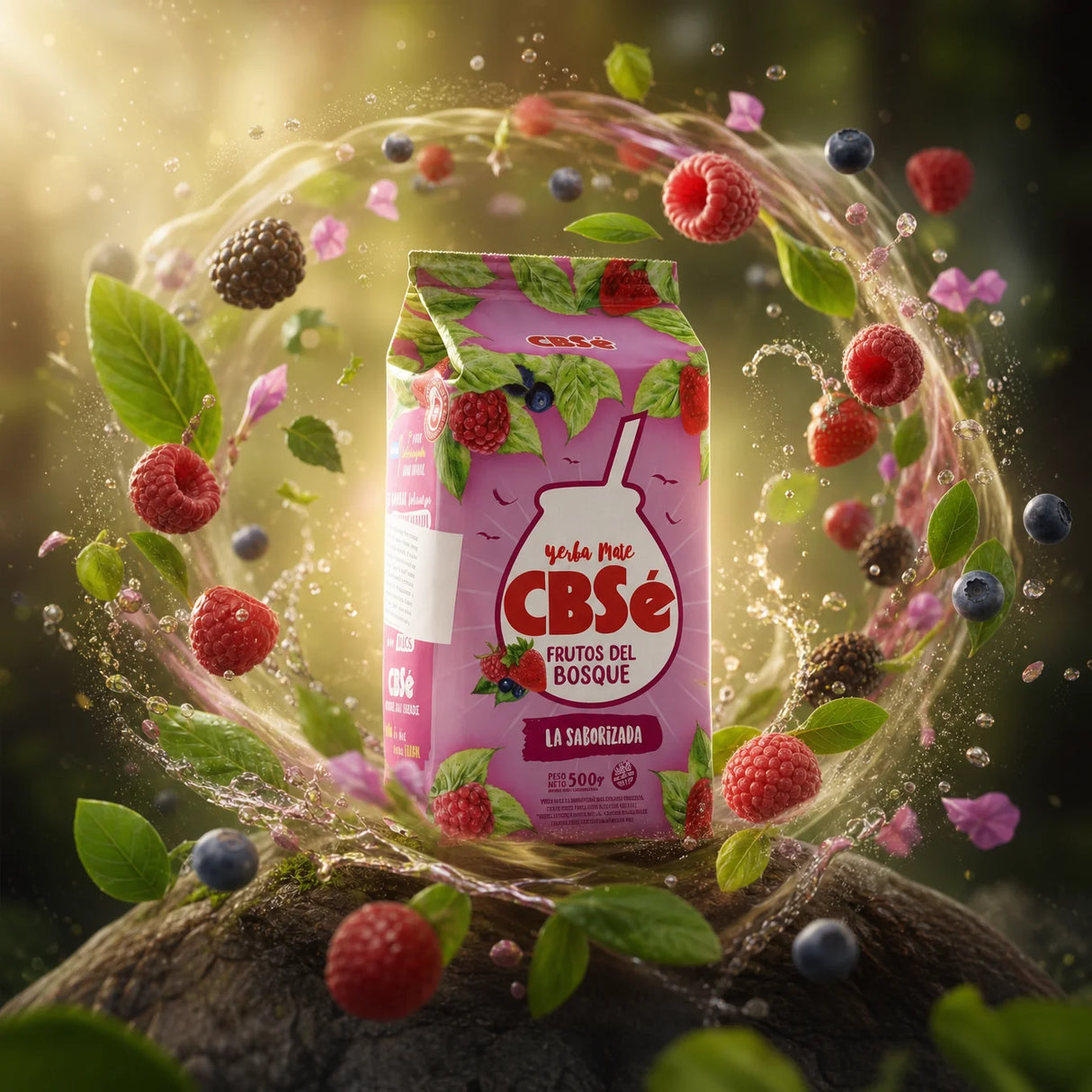 CBSé ceai de yerba mate • Fructe de pădure • 500 g