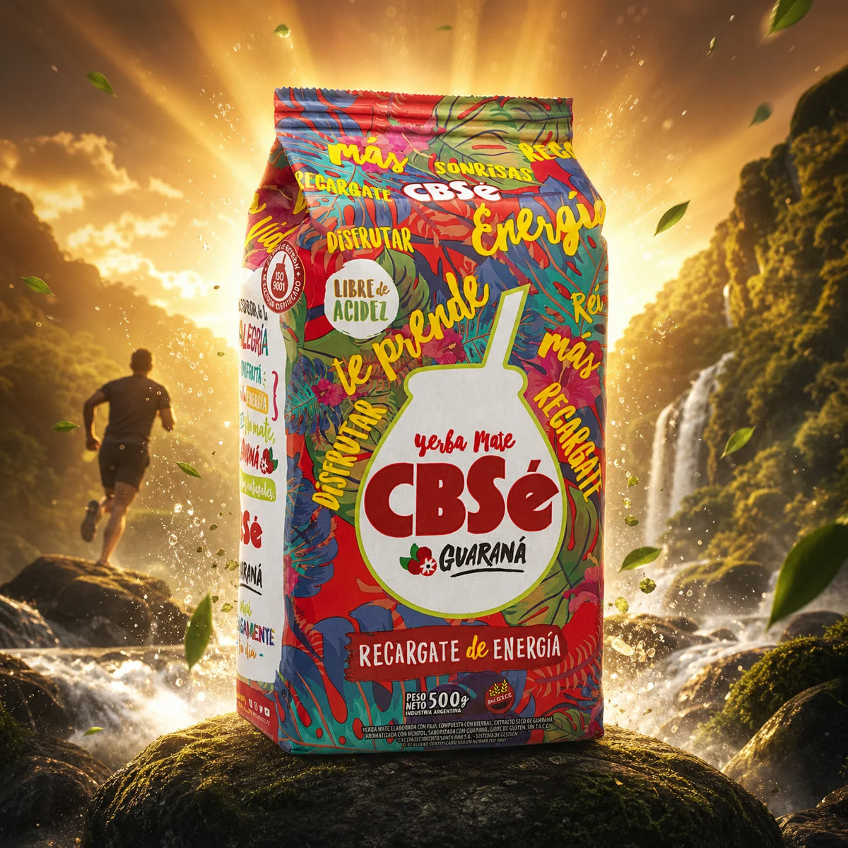 Ceai de yerba mate CBSé • Guarana • 500 g