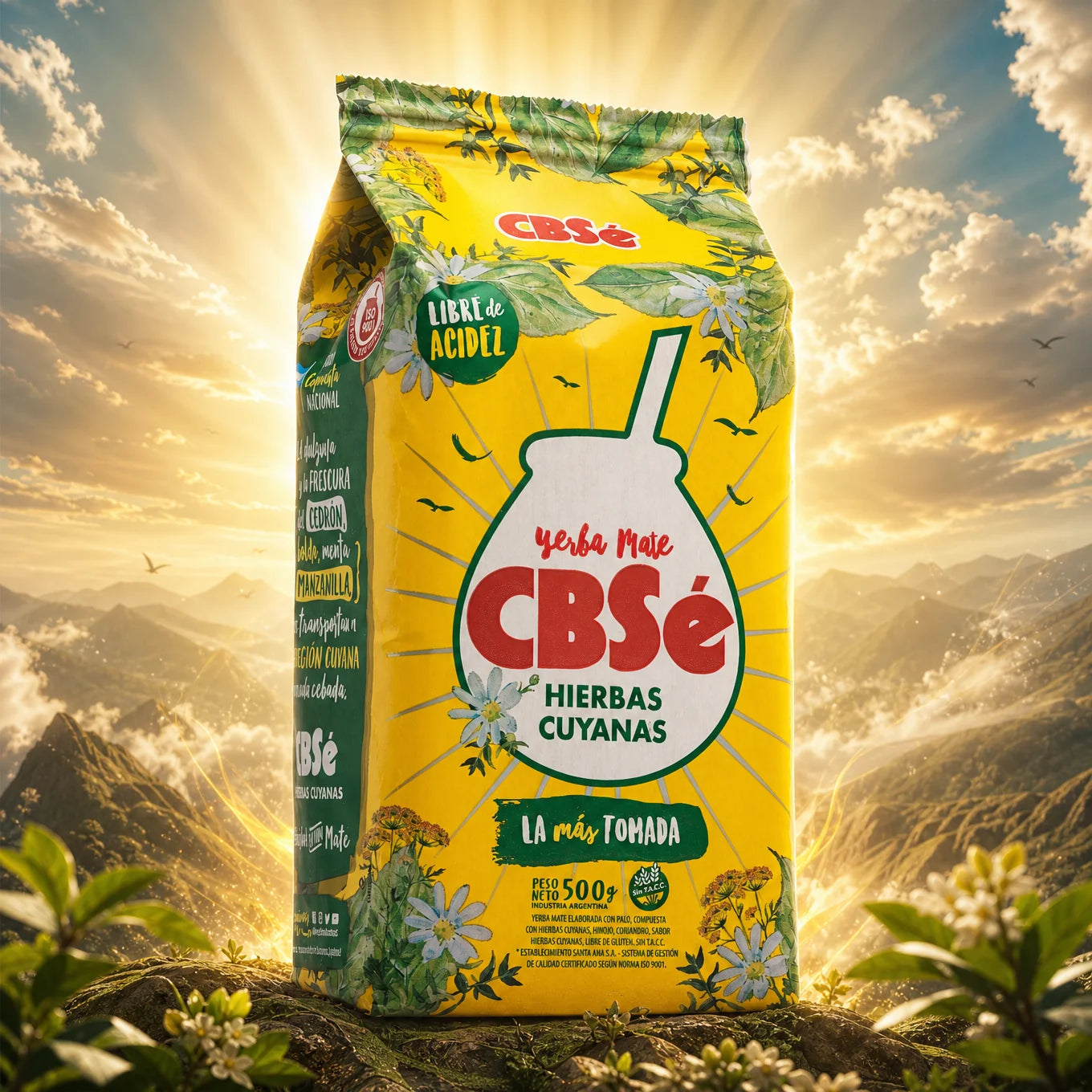 CBSé ceai de yerba mate • Fructe de pădure • 500 g