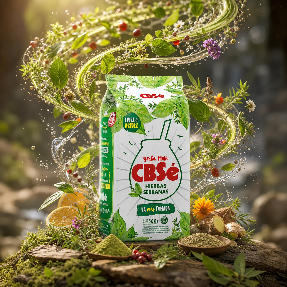 CBSé ceai de yerba mate • Fructe de pădure • 500 g