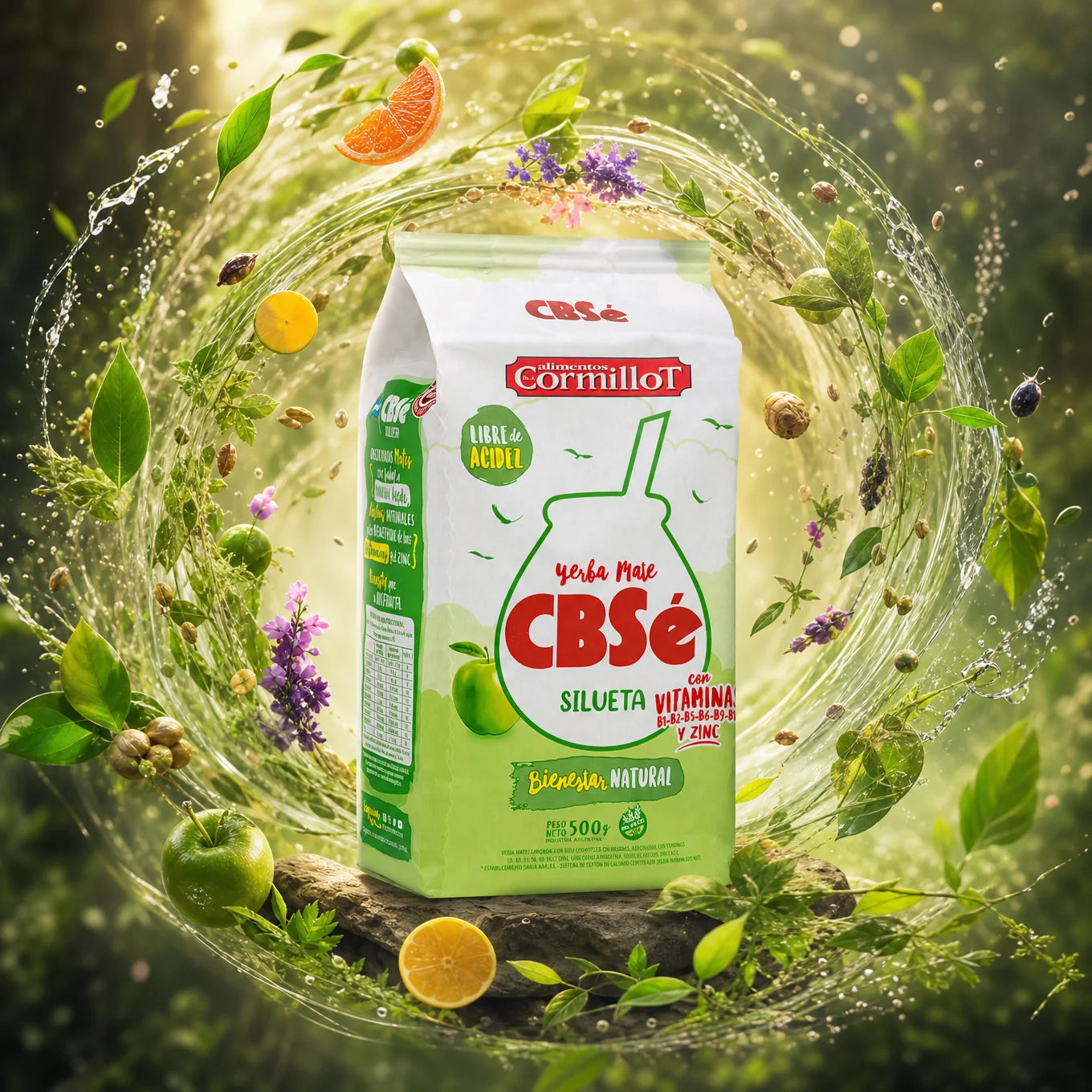 CBSé ceai de yerba mate • Fructe de pădure • 500 g