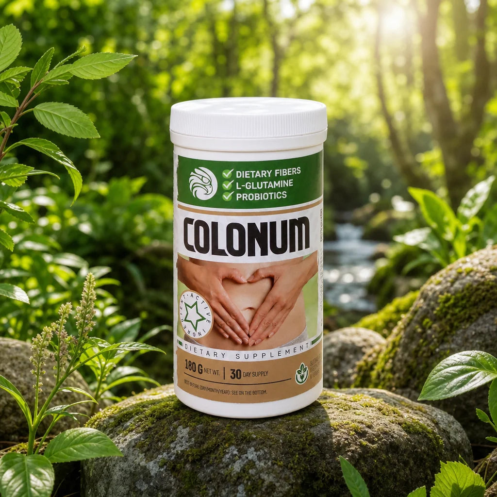 COLONUM pudră pentru curățarea colonului și refacerea florei intestinale • 180g