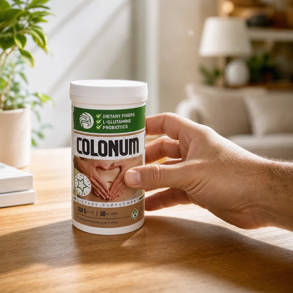 COLONUM pudră pentru curățarea colonului și refacerea florei intestinale • 180g