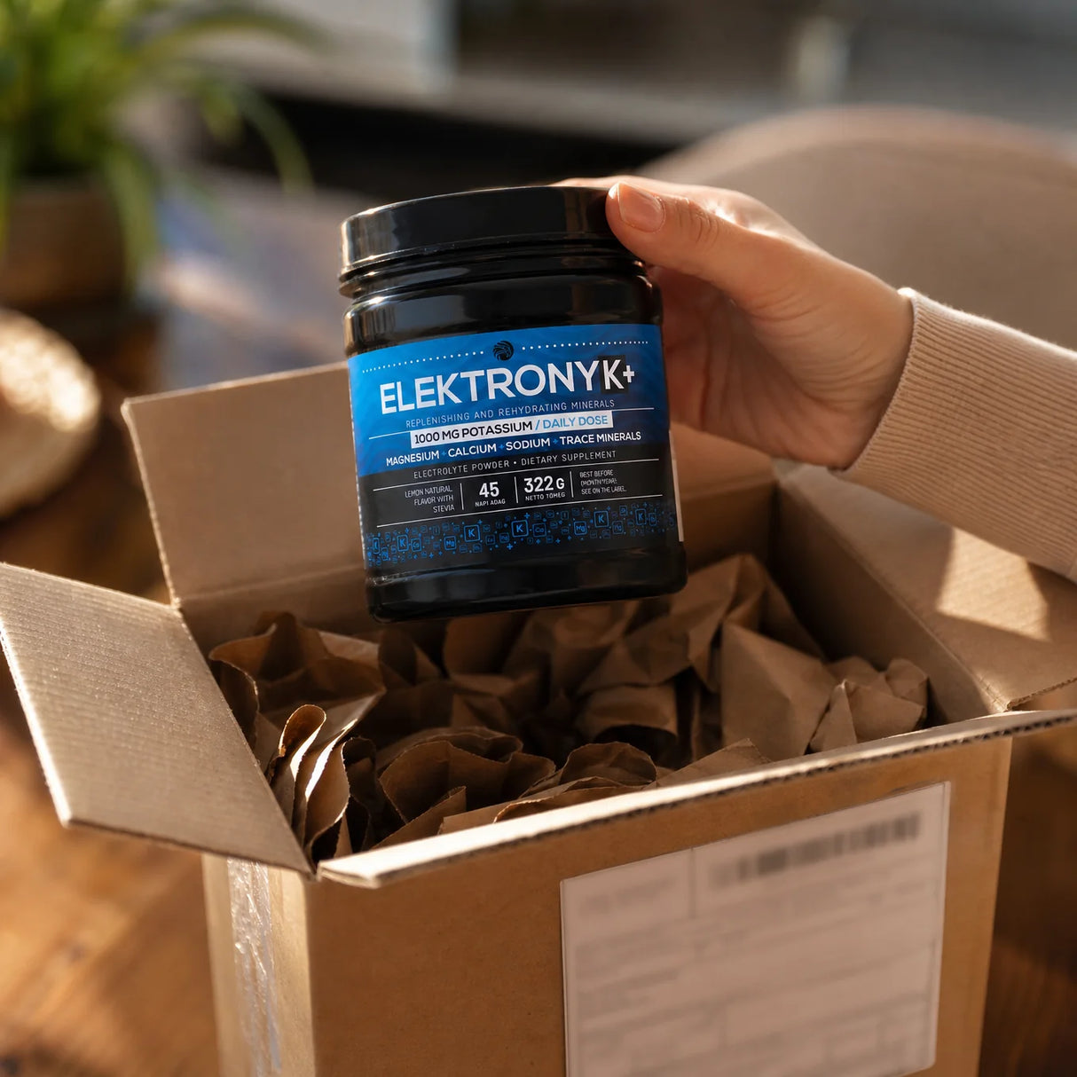 ElektronyK+ • Pudră electrolitică cu 1000 mg potasiu • 322g
